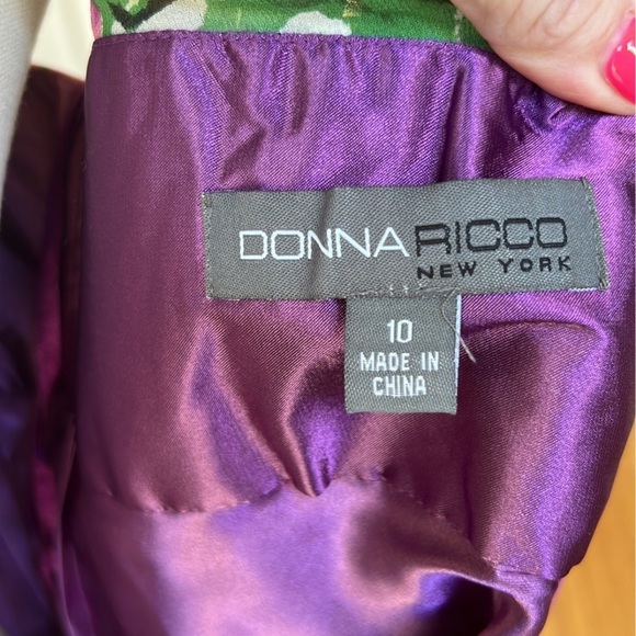 Donna Ricco Dress Size 10 - Picture 7 of 9